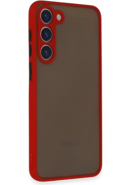 Newface Samsung Galaxy S23 Plus Kılıf Montreal Silikon Kapak - Kırmızı fiyatları