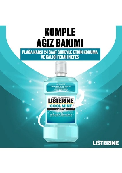 Cool Mint Alkolsüz Ağız Bakım Suyu 250 ml Nane Aromalı Antibakteriyel Plak Tartar Önleyici