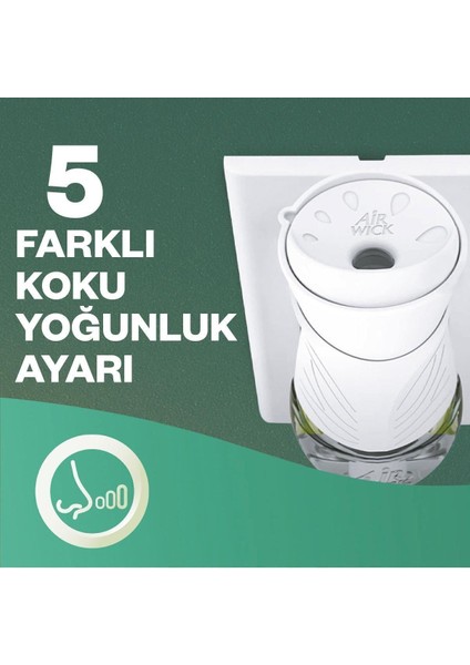 Elektrikli Oda Kokusu Yedeği - Vanilya Aromalı, Ferahlatıcı ve Uzun Süre Kalıcı Koku