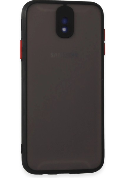 Newface Samsung Galaxy J7 Pro / J730 Kılıf Montreal Silikon Kapak - Siyah