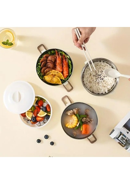 4 Gözlü Çelik Isı Yalıtımlı Çanta Yemek Kabı Seti Çantalı Geniş Kaplar Bento Çantalı modelleri
