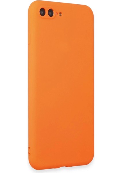 Newface iPhone 7 Plus Kılıf First Silikon - Parlak Turuncu fiyatları