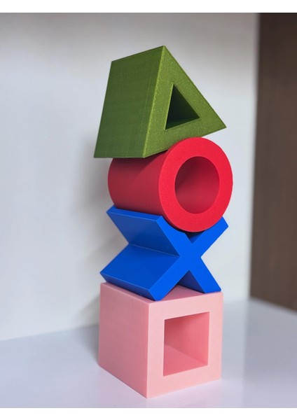 Playstation Ikonları Dekor – 3D Baskı Renkli Figür Seti fiyatları