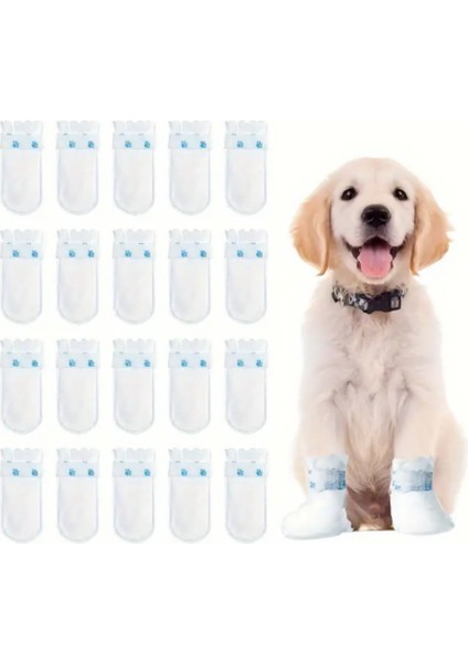 Köpek Patiği Su Geçirmez, Kış ve Yaz Için Ideal (Paket Içerisinde 20 Adet Bulunur)