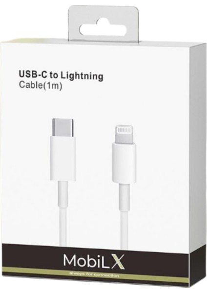Mobilx Pd 20W Type-C To Lightning iPhone Hızlı Şarj ve Data Kablosu (1m) fiyatları
