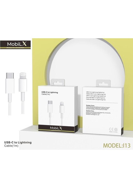 Mobilx Pd 20W Type-C To Lightning iPhone Hızlı Şarj ve Data Kablosu (1m) indirimleri