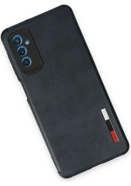 Newface Samsung Galaxy M52 5g Kılıf Loop Deri Silikon - Lacivert modelleri