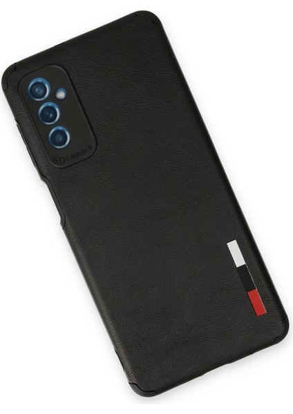 Newface Samsung Galaxy M52 5g Kılıf Loop Deri Silikon - Siyah modelleri