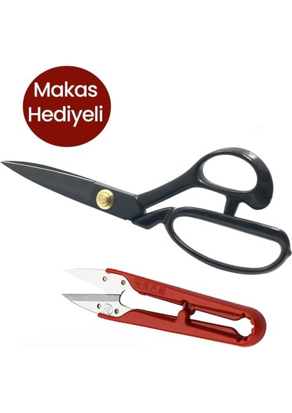 9 Numara Profesyonel Modelist Terzi Kumaş Kesim Makası Siyah fiyatları