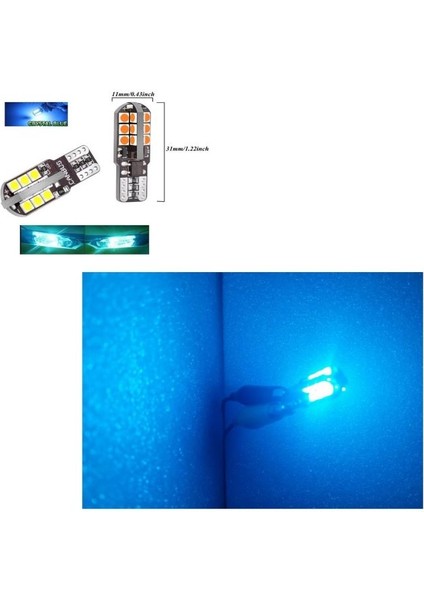(2 x Adet) 1 Takım Canbus T10 24 LED 3030 Chıp ( 24LED Dipsiz Ampul ) fiyatları
