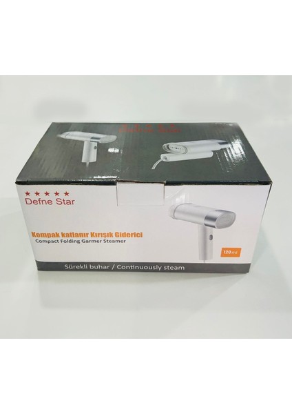 Katlanabilir Seyahat Buharlı Kırışık Giderici Ütü RC-6116