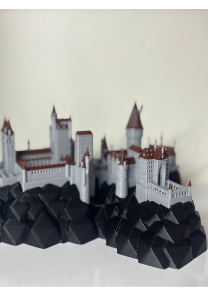 Hogwarts Şatosu Maketi – 3D Baskı Detaylı Koleksiyon Dekoru modelleri