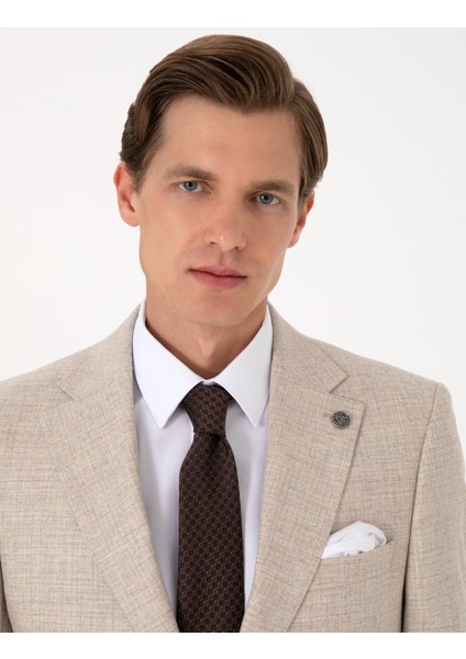 Erkek Bej Slim Fit Takım Elbise 50311241-VR011 fiyatları