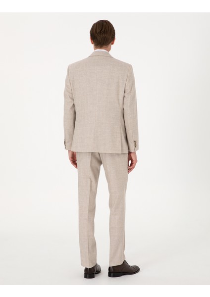 Erkek Bej Slim Fit Takım Elbise 50311241-VR011 indirimleri