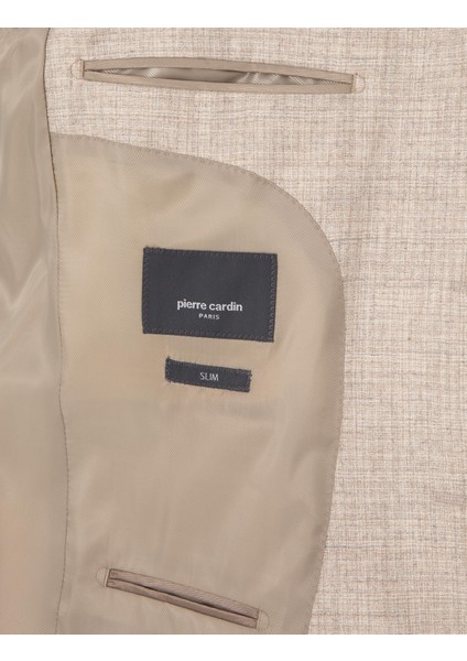 Erkek Bej Slim Fit Takım Elbise 50311241-VR011