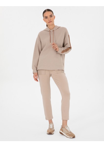 Kadın Camel Comfort Fit Sweatshirt 50309135-VR015 fırsatları