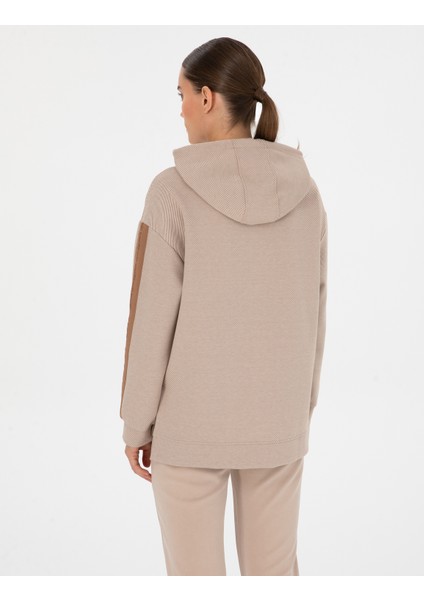 Kadın Camel Comfort Fit Sweatshirt 50309135-VR015 indirimleri