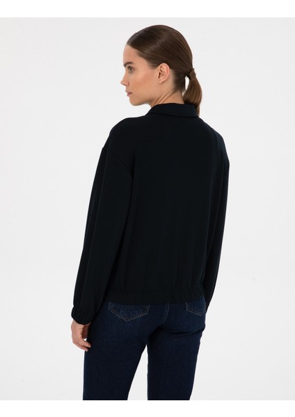 Kadın Lacivert Oversize Sweatshirt 50309070-VR033 indirimleri
