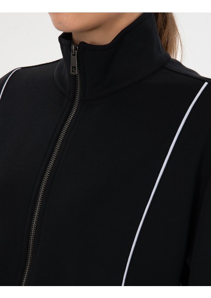 Kadın Siyah Comfort Fit Örme Hırka 50309108-VR046