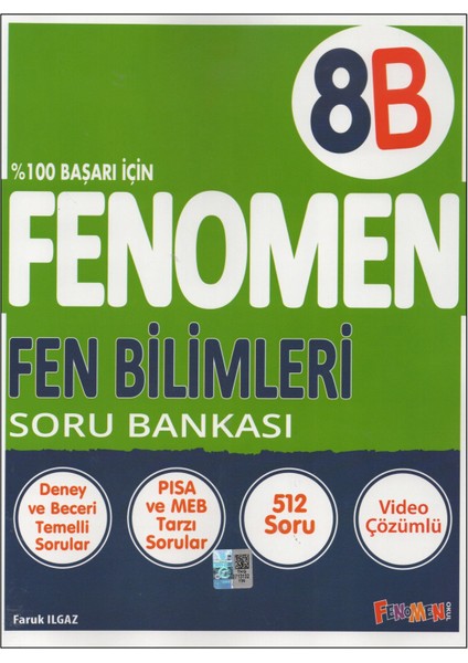 Fenomen 8. Sınıf Fen Bilimleri 8b Soru Bankası