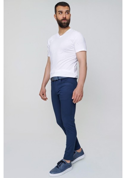 P 1087 Slim Fit Lacivert Spor Pantolon modelleri