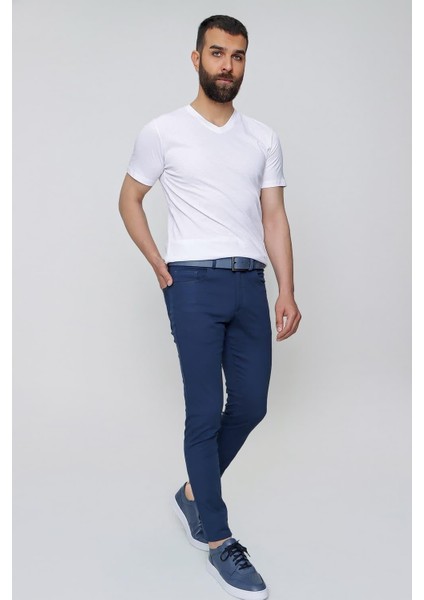 P 1087 Slim Fit Lacivert Spor Pantolon fırsatları