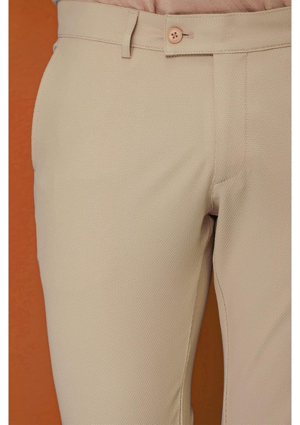 P 1120 Slim Fit Bej Spor Pantolon indirimleri