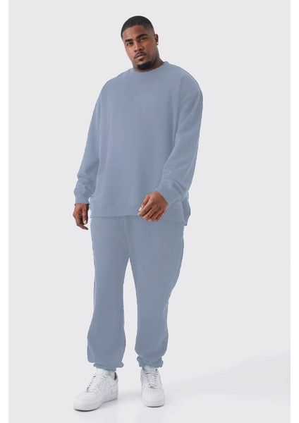 Erkek Battal Rahat Kesim Ince Eşofman Altı SPR24BEA51