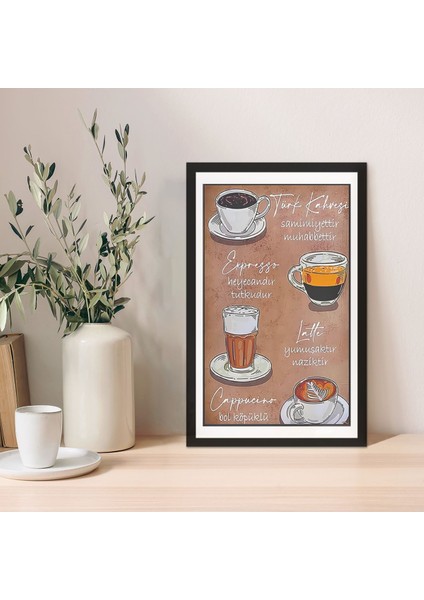 Modern Tablo Zeminli Lacivert Geometrik Tablo