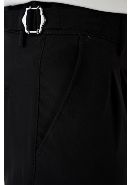P 1162 Slim Fit Siyah Klasik Pantolon indirimleri