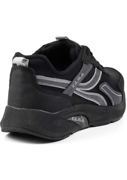 Unisex Siyah Özel Tasarım Modern Konforlu Rahat Sneaker Günlük Yürüyüş Ayakkabısı indirimleri