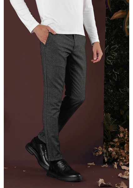 P 1138 Slim Fit Siyah Klasik Pantolon fırsatları