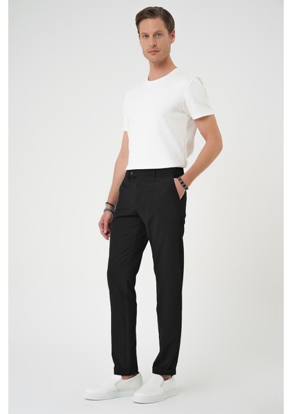 Comfort Fit Gofre Dokulu Beli Lastikli Siyah Jogger Pantolon P 1177 fiyatları