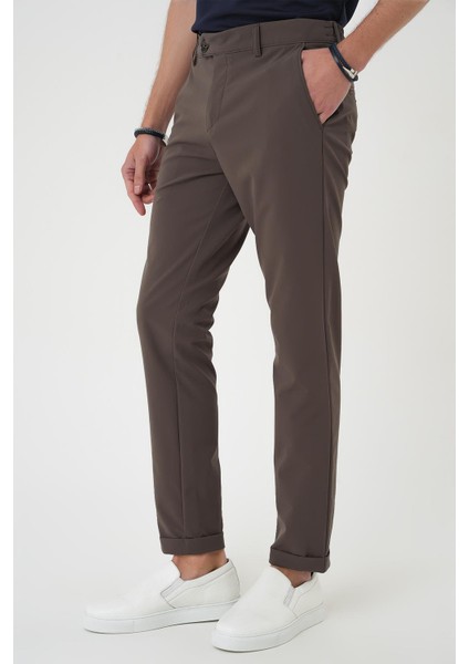 Comfort Fit Beli Lastikli Yan Cep Koyu Haki Jogger Pantolon P 1150 modelleri