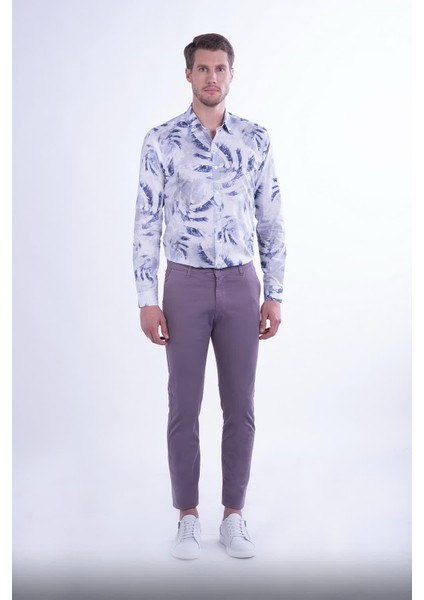 P 1078 Slim Fit Lila Spor Pantolon fiyatları