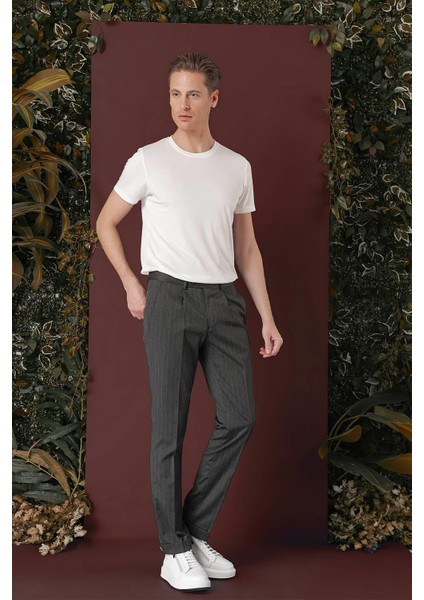 P 1133 Slim Fit Füme Spor Pantolon modelleri
