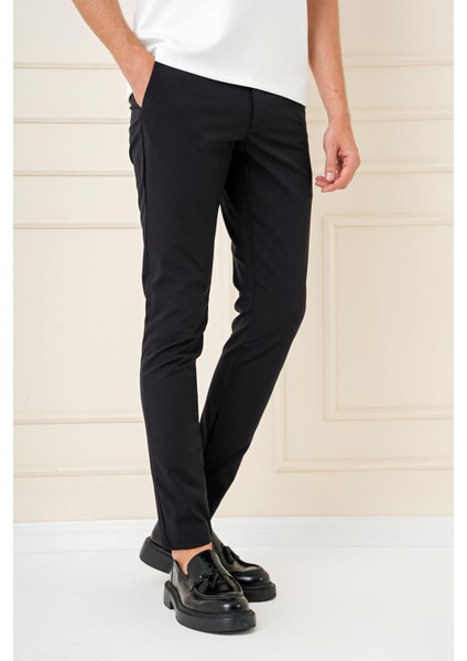 P 1161 Slim Fit Siyah Klasik Pantolon fiyatları