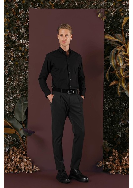 P 1131 Slim Fit Antrasit Spor Pantolon