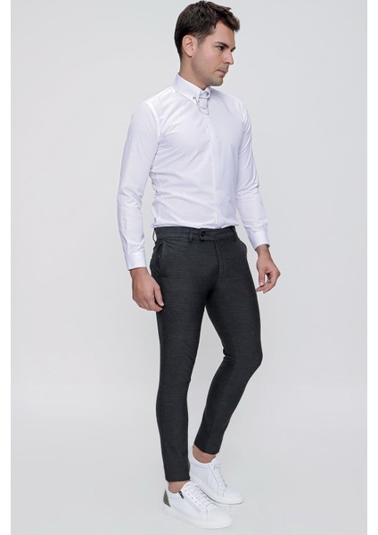 P 1086 Slim Fit Antrasit Spor Pantolon fırsatları