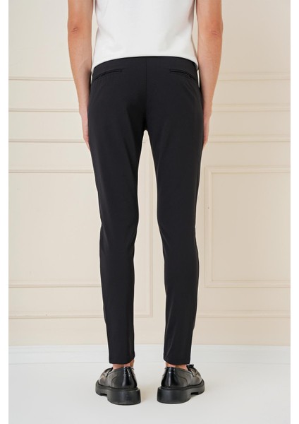 P 1161 Slim Fit Siyah Klasik Pantolon indirimleri