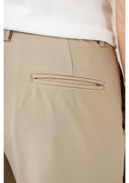 P 1161 Slim Fit Bej Klasik Pantolon indirimleri