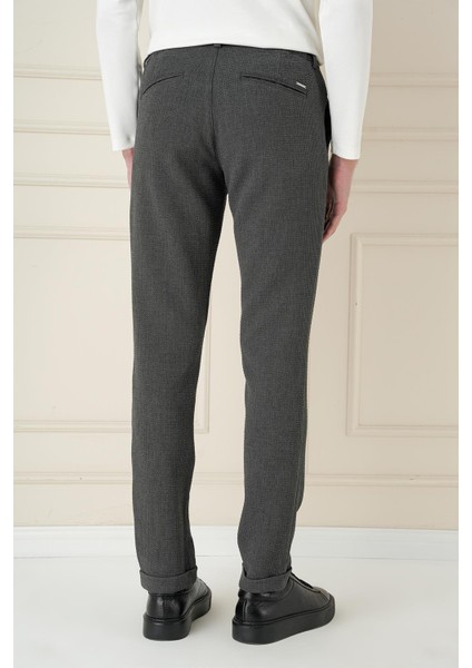 P 1166 Slim Fit Füme Klasik Pantolon indirimleri