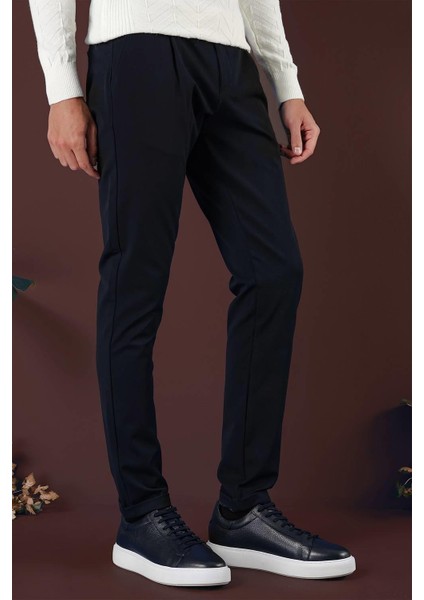 P 1131 Slim Fit Lacivert Spor Pantolon fırsatları