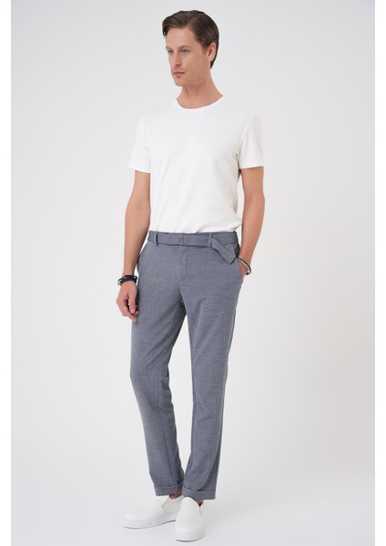 Comfort Fit Belden Kumaş Kemerli Pamuk Koyu Gri Jogger Pantolon P 1154 fiyatları