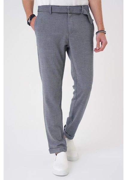 Comfort Fit Belden Kumaş Kemerli Pamuk Koyu Gri Jogger Pantolon P 1154 fırsatları
