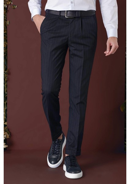 P 1133 Slim Fit Lacivert Spor Pantolon modelleri