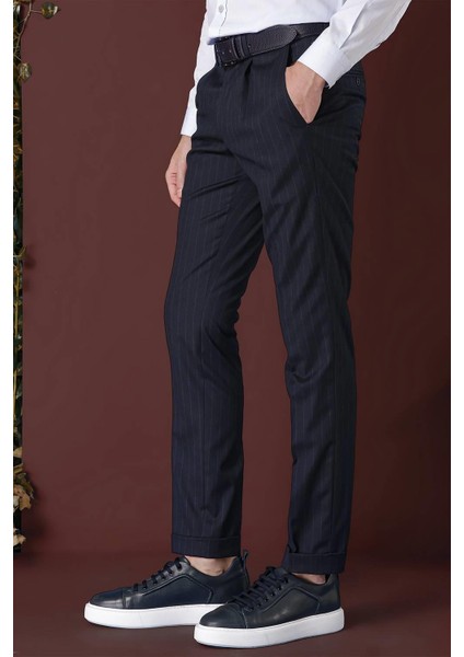 P 1133 Slim Fit Lacivert Spor Pantolon fırsatları