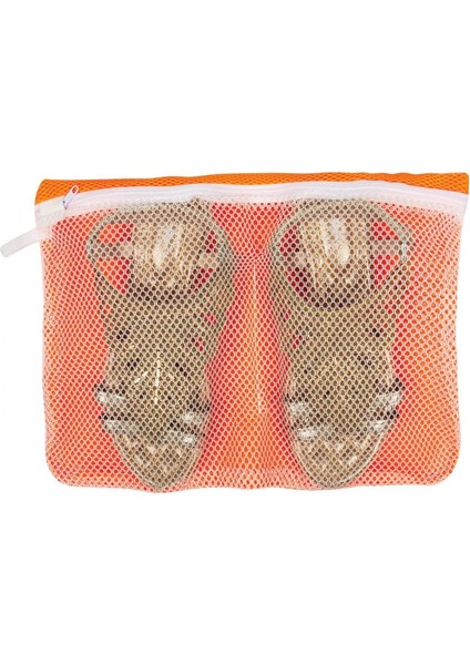 Fermuarlı Ayakkabı Yıkama Filesi 40x37 cm Beyaz Dayanıklı Polyester Ev ve Çamaşırhane İçin fiyatları