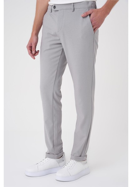 Comfort Fit Beli Lastikli Dokulu Gri Jogger Pantolon P 1186 fiyatları