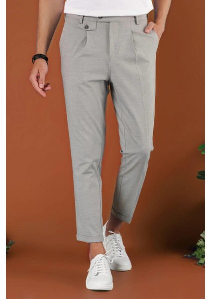 P 1119 Slim Fit Gri Spor Pantolon modelleri